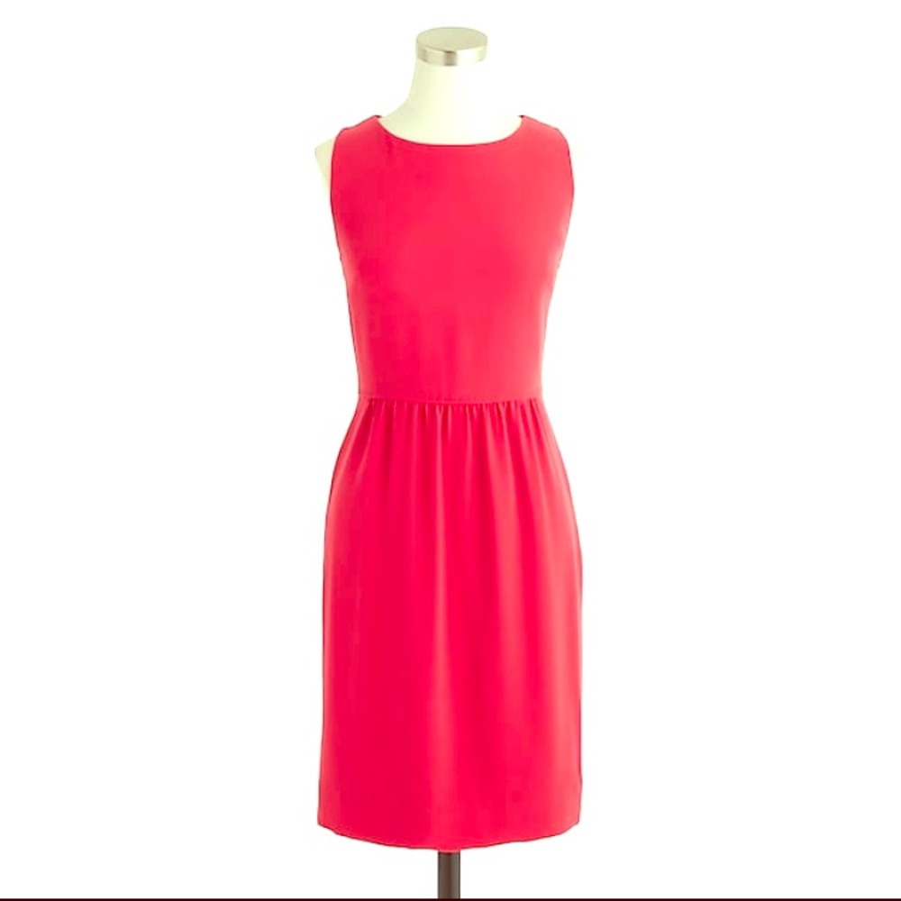 J Crew Camille Dress - Coral